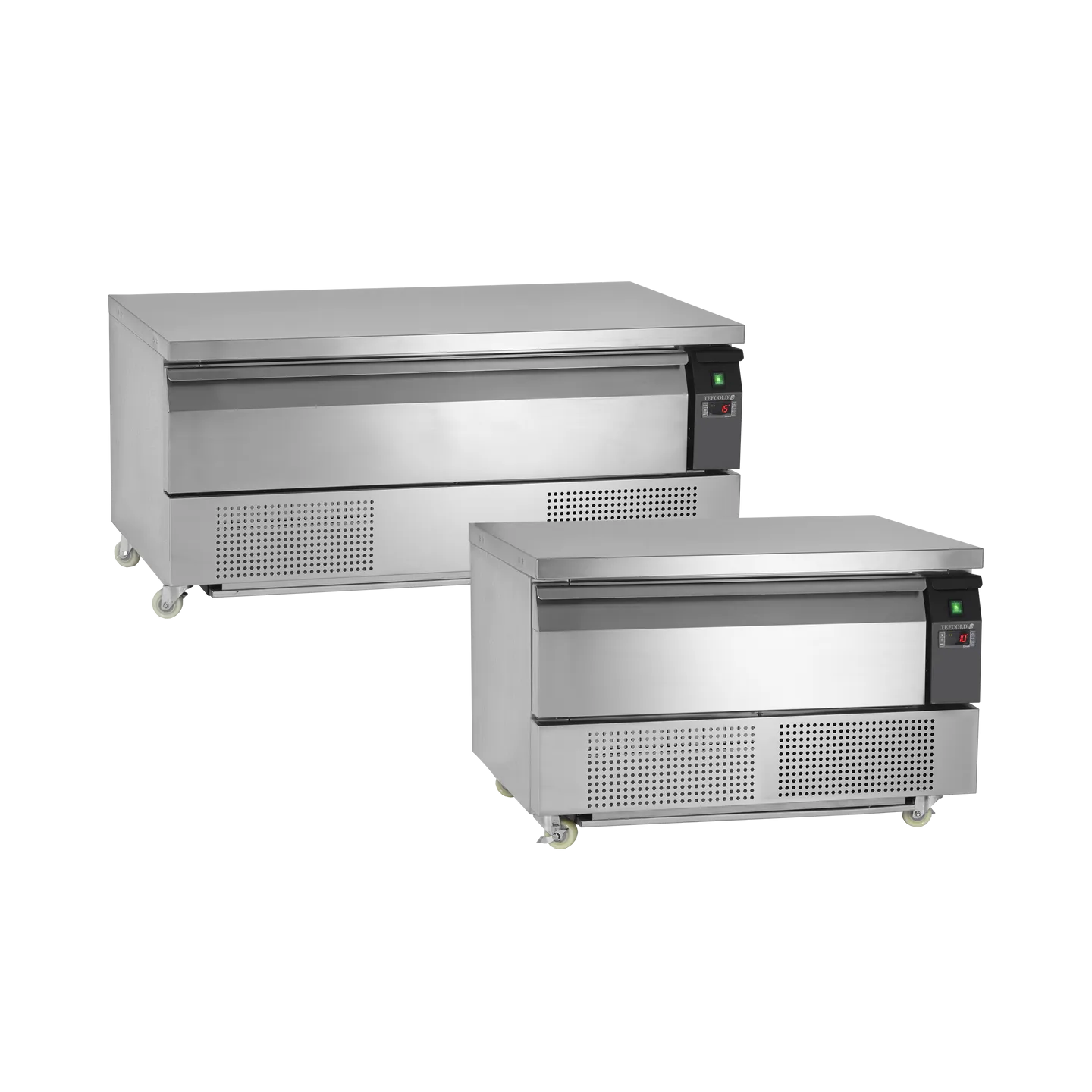 Soubassement réfrigéré UD1-2  Uni-Tiroir GN2/1 pces Inox 16542 TEFCOLD-mondialchr.com