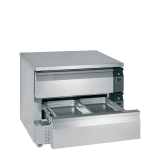 Soubassement réfrigéré UD2-2  Uni-Tiroir GN2/1 pces Inox16546 TEFCOLD-mondialchr.com