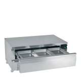 Soubassement réfrigéré UD1-3 Uni-Tiroir GN3/1 pces Inox16544 TEFCOLD-mondialchr.com