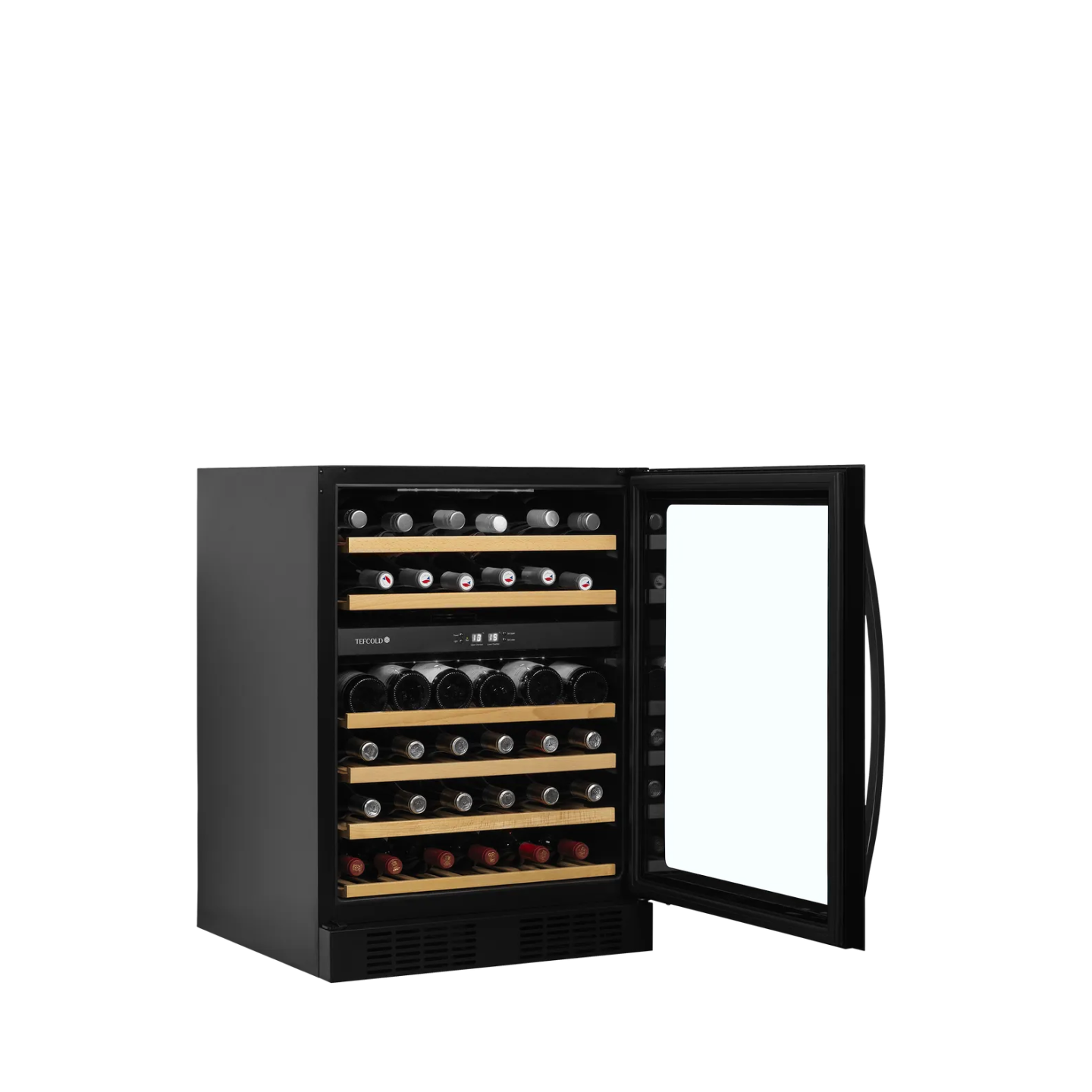 Cave à vin positive 2 zones TFW200-2F Noir 34127 TEFCOLD-mondialchr.com
