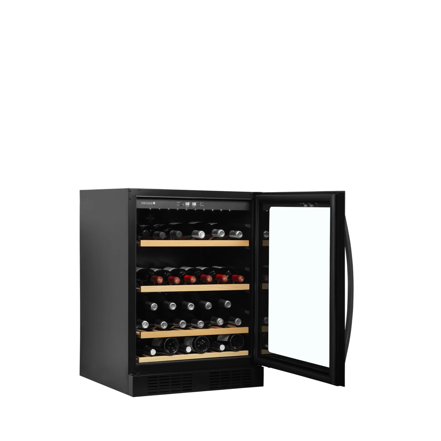 Cave à vin positive 1 zone TFW200-F Noir 34128 TEFCOLD-mondialchr.com