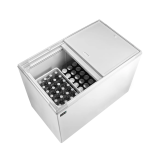 Réfrigérateur à boissons coffre KBAK104 (250 / 226 L) blanc 48008 TEFCOLD-mondialchr.com