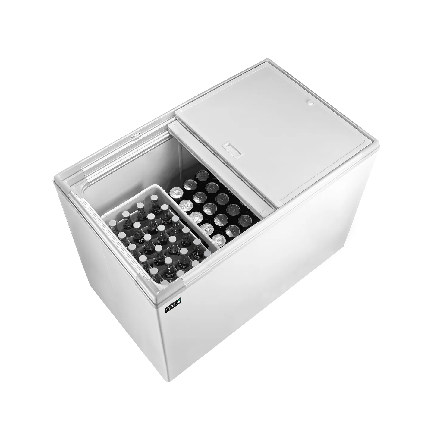 Réfrigérateur à boissons coffre KBAK104 (250 / 226 L) blanc 48008 TEFCOLD-mondialchr.com