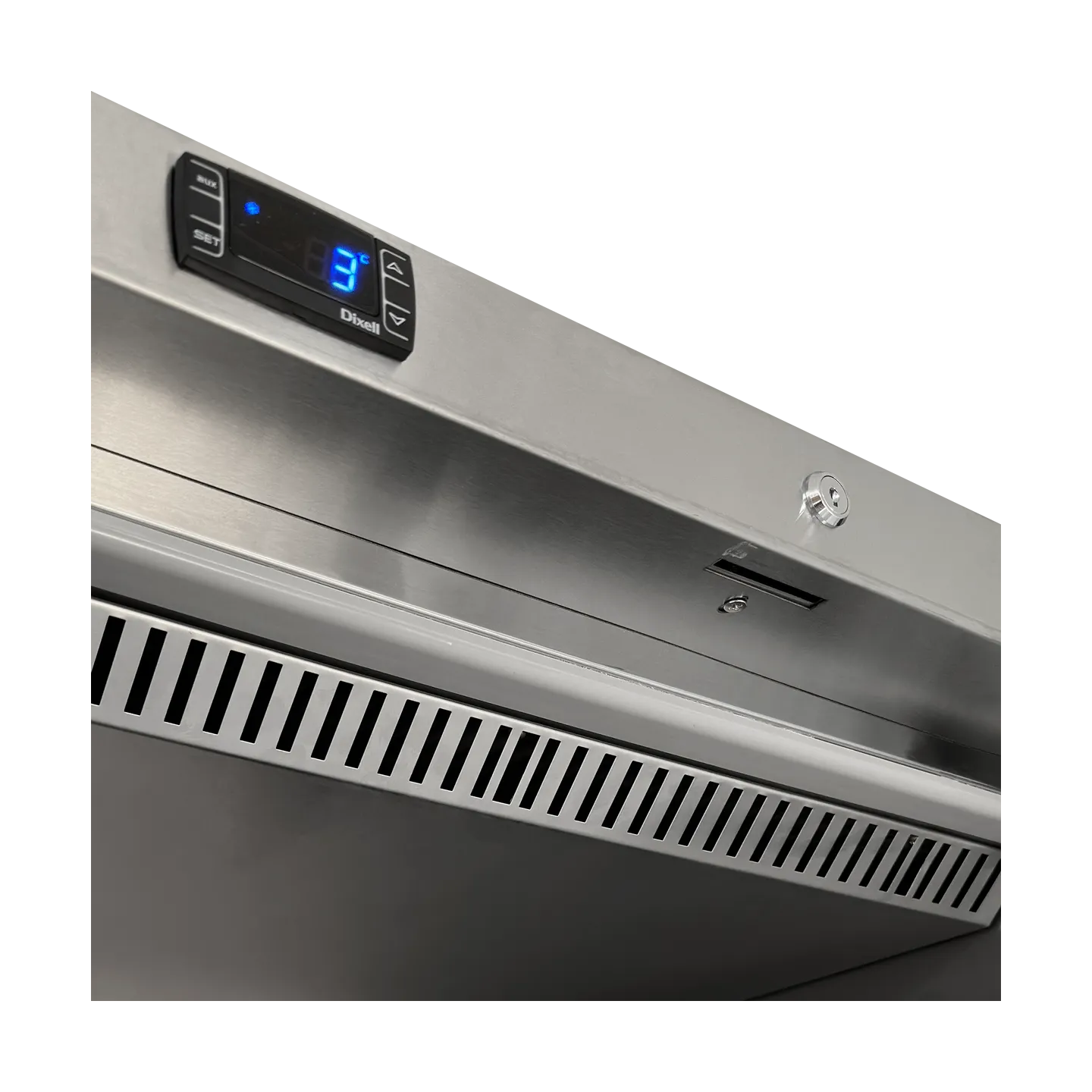Refroidisseur de stockage GN2/1 UR600SS 53539 ( 620 / 570 L) Inox TEFCOLD-mondialchr.com