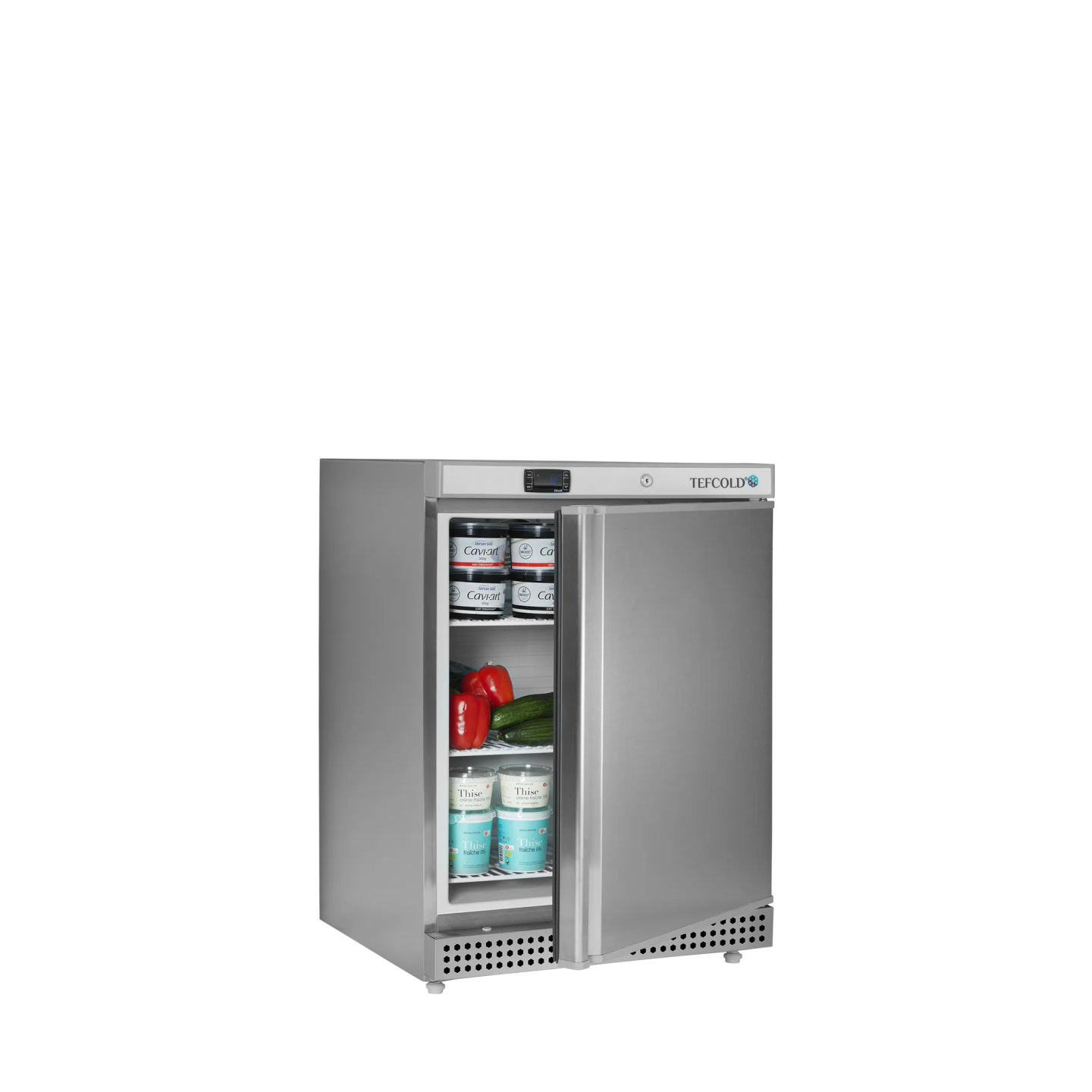 Refroidisseur de stockage UR200X1 ( 129 / 119 L) Inox 54855 TEFCOLD-mondialchr.com