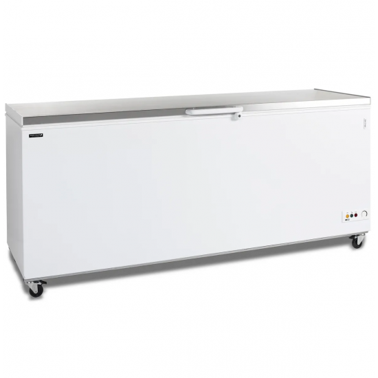 Congélateur de crème glacée CF700S SL (675 / 600) blanc 16163 TEFCOLD-mondialchr.com