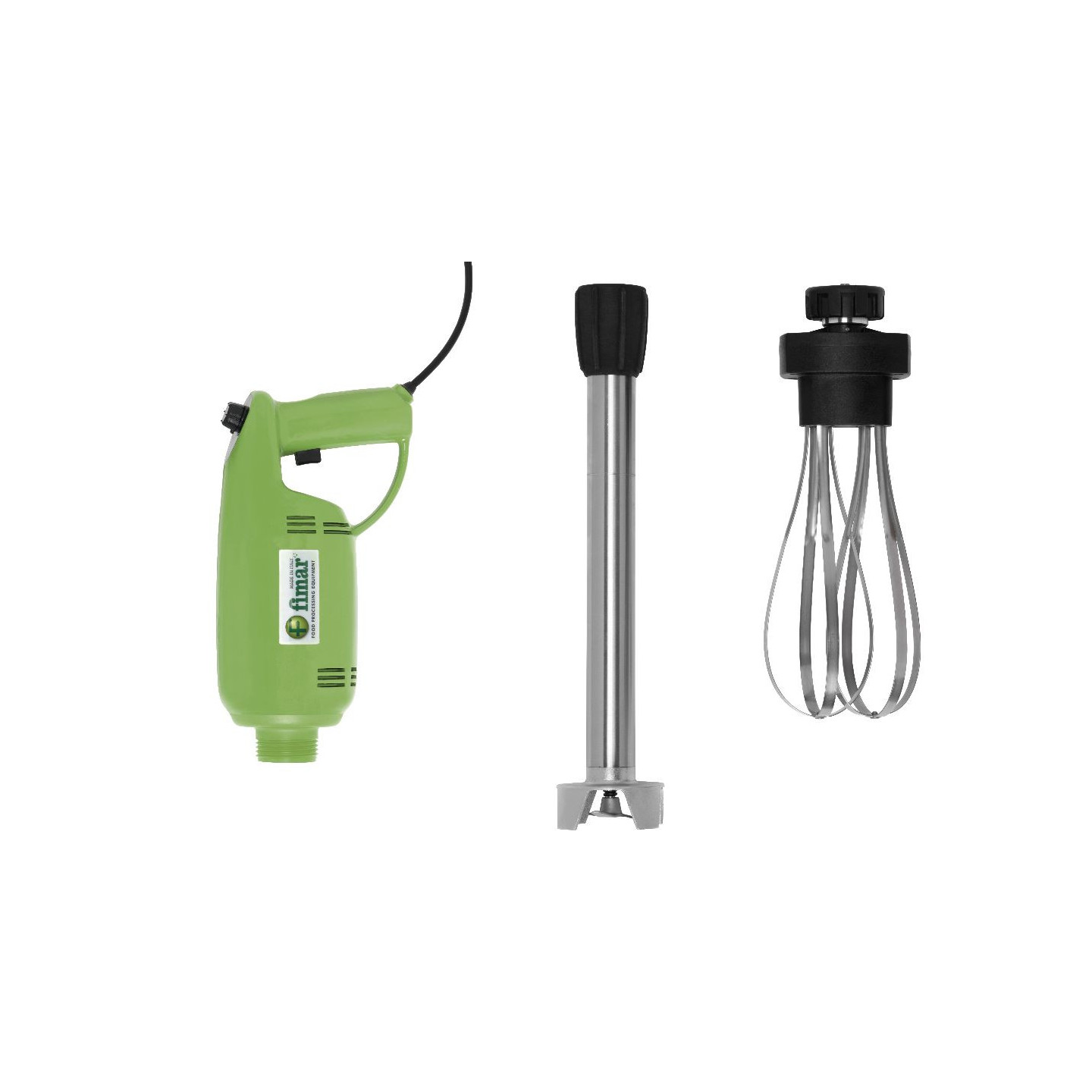 Mixeur plongeant 60L 400mm + Fouet  350mm avec poigné ergonomique  Fimar