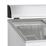 Congélateur vitré de crème glacée IC400SC ( 401 / 350) blanc 32014 TEFCOLD-mondialchr.com
