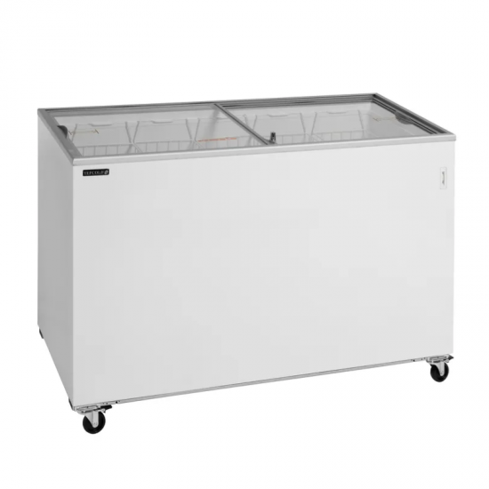 Congélateur vitré de crème glacée IC400SC ( 401 / 350) blanc 32014 TEFCOLD-mondialchr.com