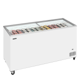 Congélateur vitré de crème glacée IC551SC (555 / 486) blanc  48827 TEFCOLD-mondialchr.com