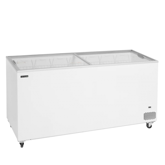Congélateur vitré de crème glacée IC551SC (555 / 486) blanc 48827 TEFCOLD-mondialchr.com