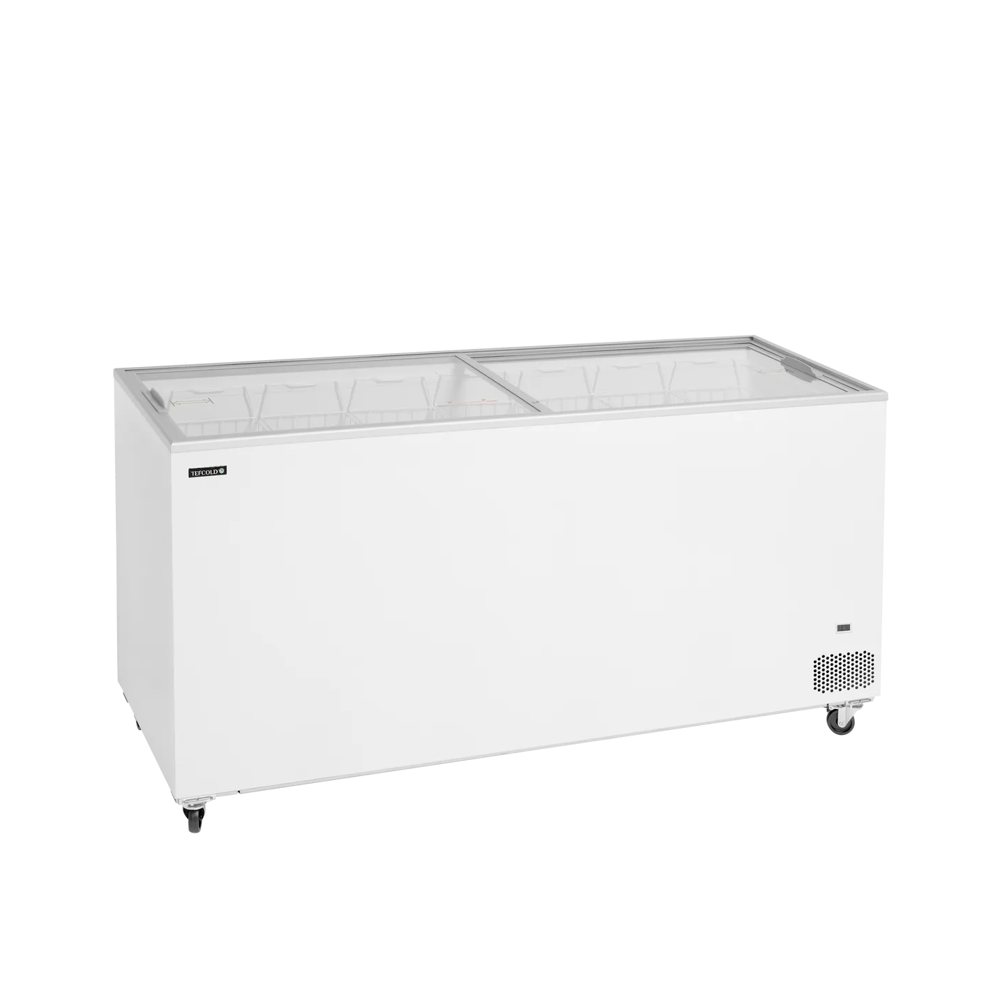 Congélateur vitré de crème glacée IC551SC (555 / 486) blanc  48827 TEFCOLD-mondialchr.com