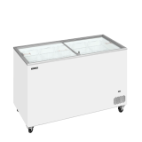 Congélateur vitré de crème glacée IC401SC ( 401 / 350)blanc 49761 TEFCOLD-mondialchr.com