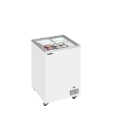 Congélateur vitré de crème glacée IC101SC (108 / 91) blanc 51131 TEFCOLD-mondialchr.com