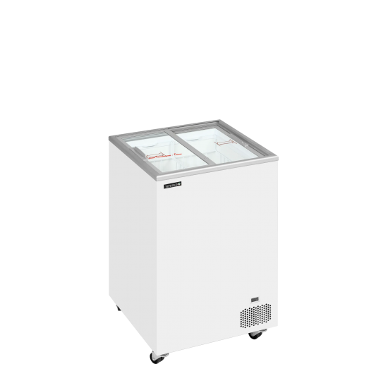 Congélateur vitré de crème glacée IC101SC (108 / 91) blanc 51131 TEFCOLD-mondialchr.com