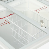 Congélateur vitré de crème glacée IC101SC (108 / 91) blanc 51131 TEFCOLD-mondialchr.com