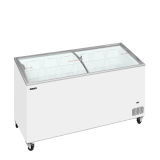 Congélateur vitré de crème glacée IC501SCEB (427 / 398) blanc 48843 TEFCOLD-mondialchr.com