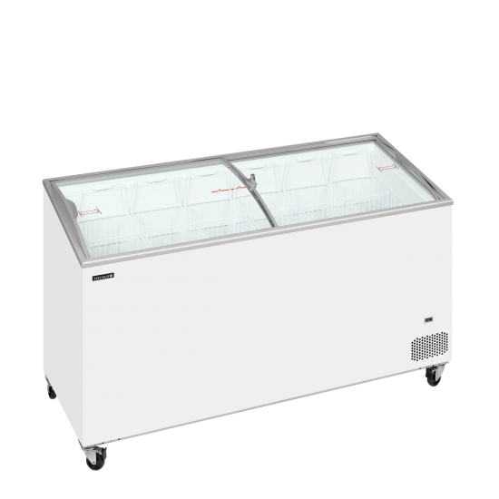 Congélateur vitré de crème glacée IC501SCEB (427 / 398) blanc 48843 TEFCOLD-mondialchr.com