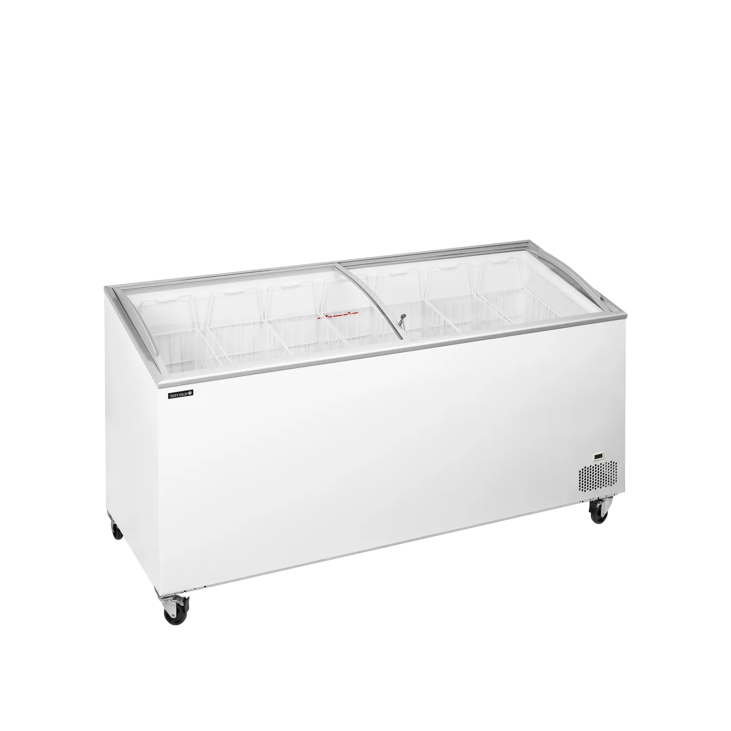 Congélateur vitré de crème glacée IC551SCEB (540 / 481) blanc 48845 TEFCOLD-mondialchr.com