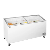 Congélateur vitré de crème glacée IC551SCEB (540 / 481) blanc 48845 TEFCOLD-mondialchr.com