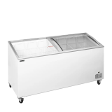 Congélateur vitré de crème glacée IC551SCEB (540 / 481) blanc 48845 TEFCOLD-mondialchr.com