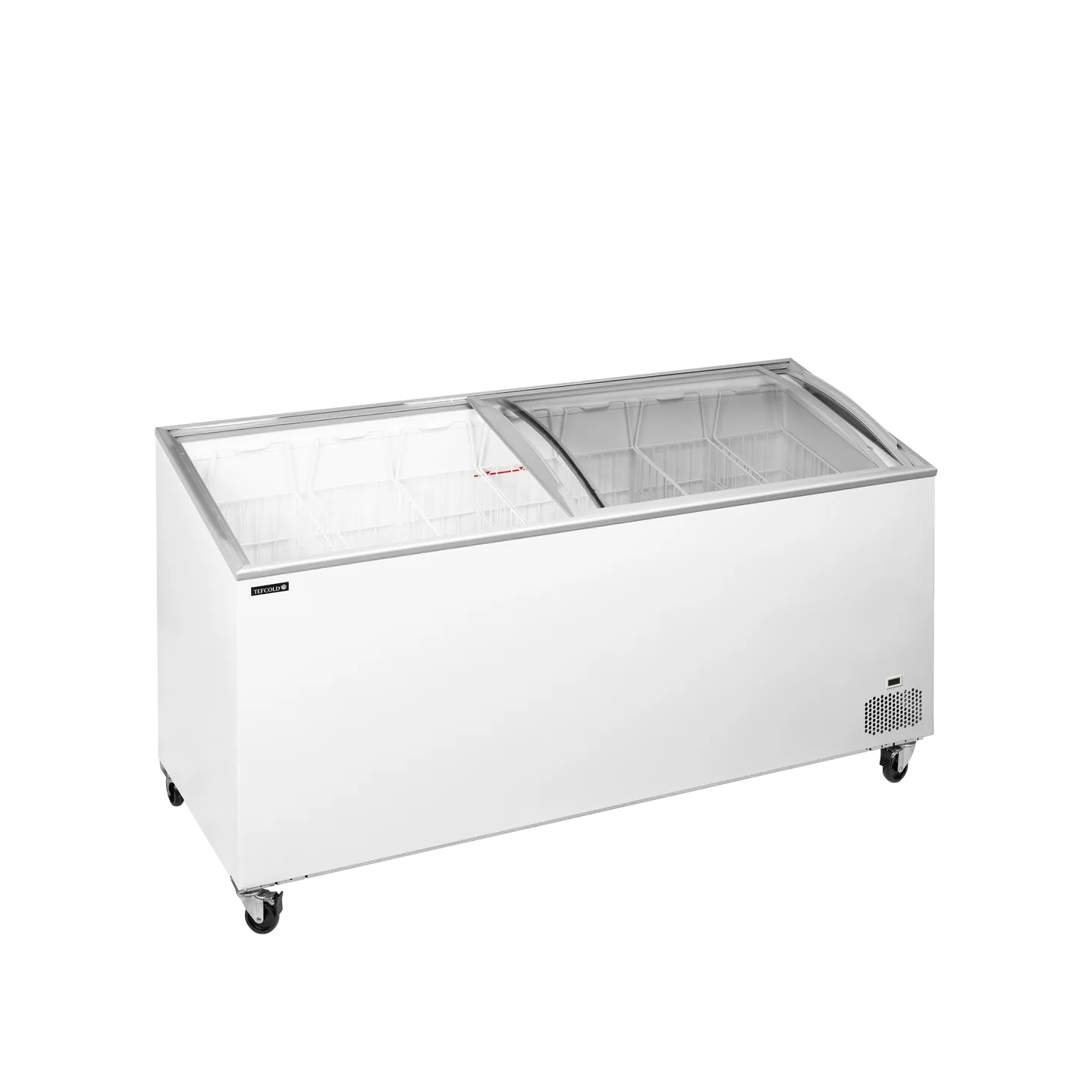 Congélateur vitré de crème glacée IC551SCEB (540 / 481) blanc 48845 TEFCOLD-mondialchr.com