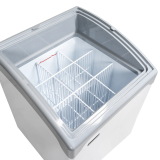 Congélateur vitré de crème glacée INIC101SCEB (130 / 115) blanc 48847 TEFCOLD-mondialchr.com
