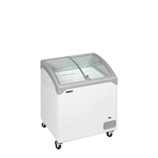 Congélateur vitré de crème glacée NIC201SCEB (185 / 138) blanc 48858 TEFCOLD-mondialchr.com