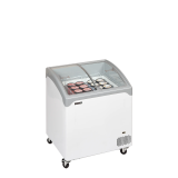 Congélateur vitré de crème glacée NIC201SCEB (185 / 138) blanc 48858 TEFCOLD-mondialchr.com