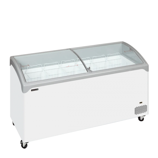 Congélateur vitré de crème glacée NIC501SCEB (475 / 367) blanc 48864 TEFCOLD-mondialchr.com