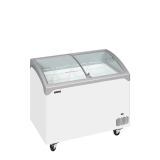 Congélateur vitré de crème glacée NIC301SCEB ( 286 / 218) blanc 49759 TEFCOLD-mondialchr.com