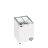 Congélateur vitré de crème glacée IC101SCEB LED (100 / 85) blanc 49261 TEFCOLD-mondialchr.com