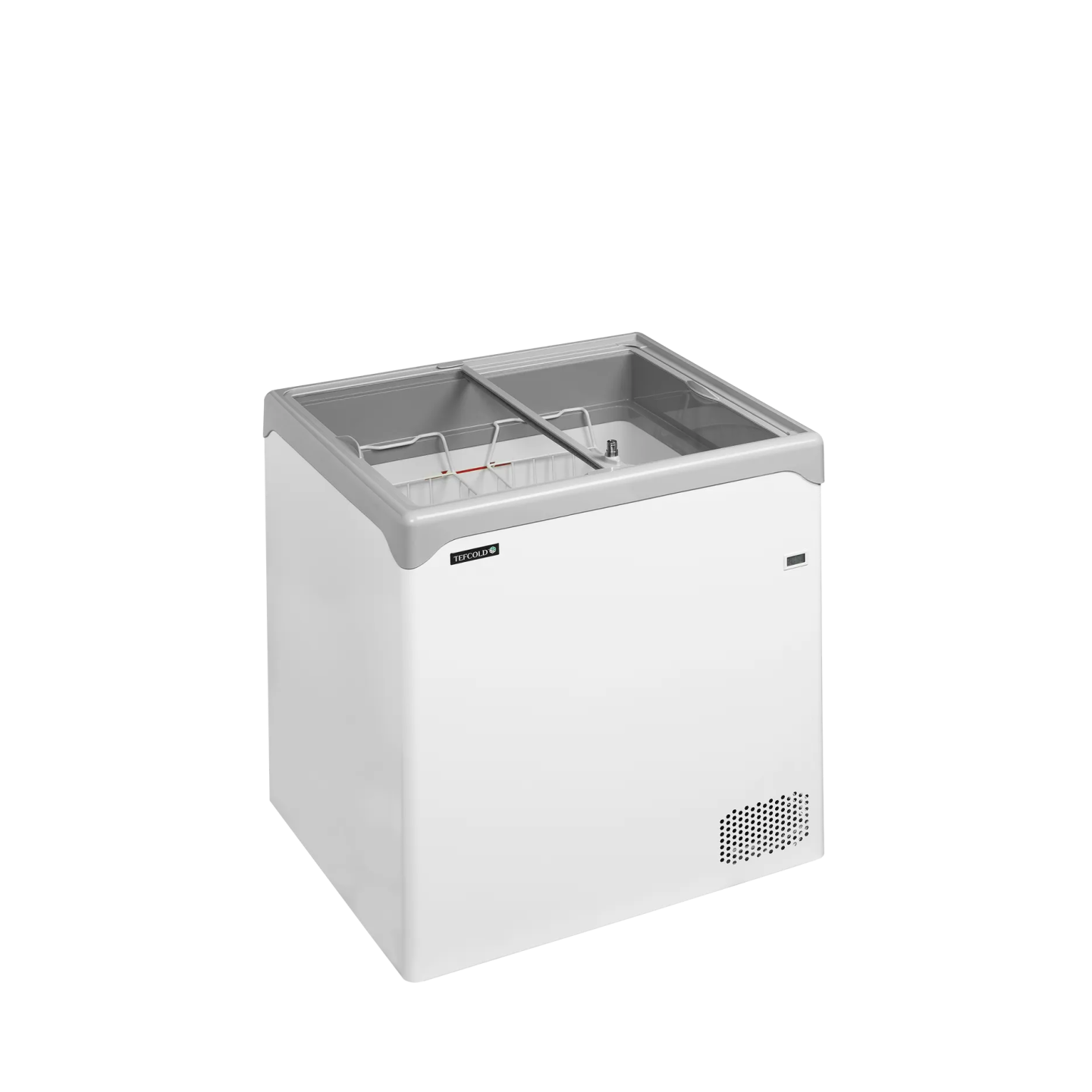 Congélateur vitré de crème glacée NIC201SC (186 / 138) blanc 49275 TEFCOLD-mondialchr.com
