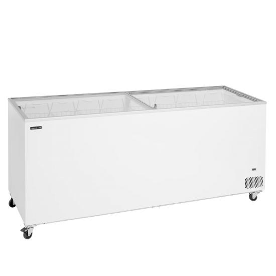 Congélateur vitré de crème glacée IC701SC (670 / 620) blanc 48832 TEFCOLD-mondialchr.com