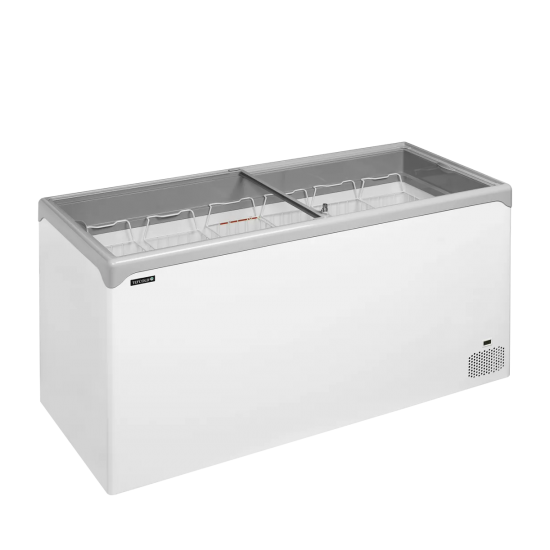 Congélateur vitré de crème glacée NIC501SC (478 / 367) blanc 51911TEFCOLD-mondialchr.com