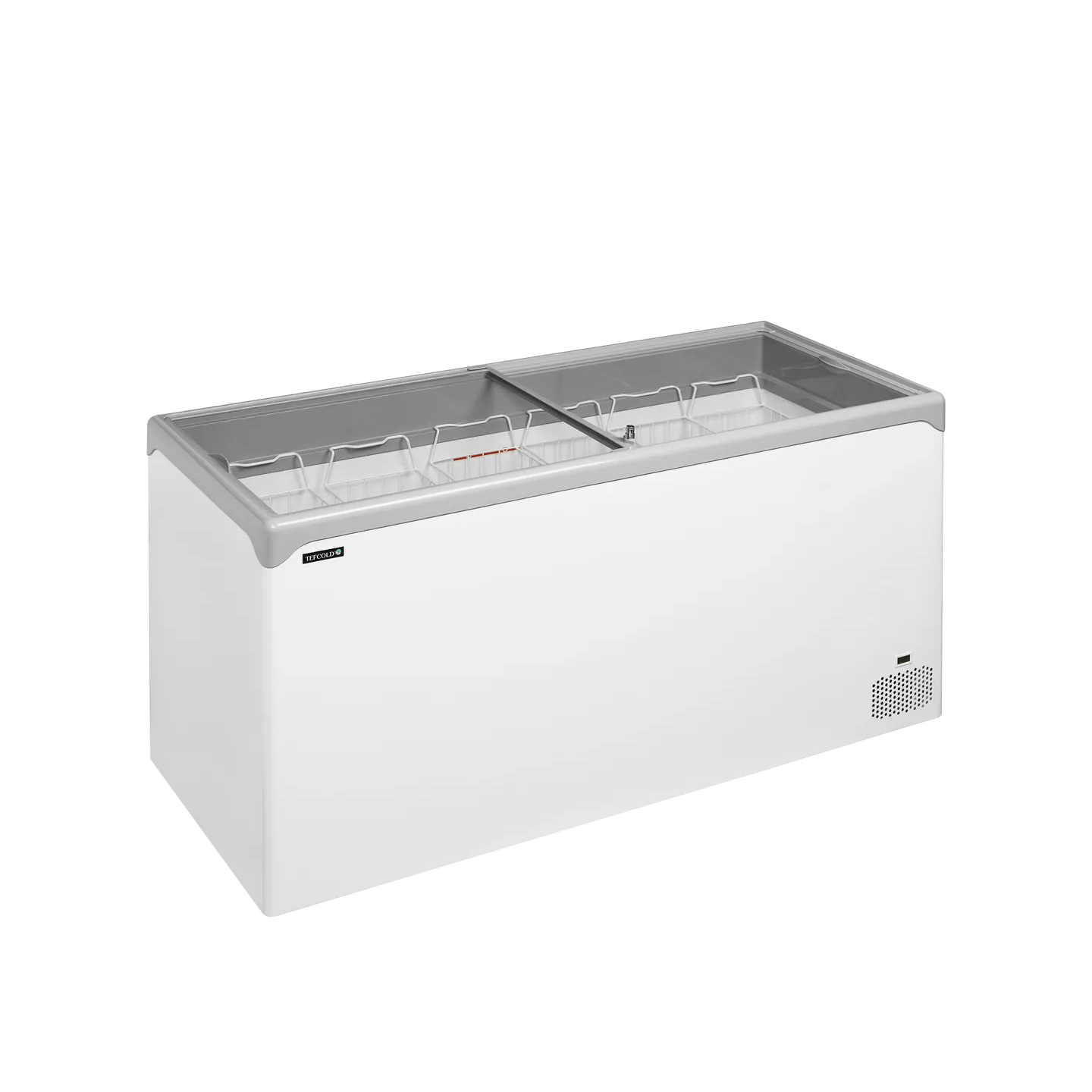 Congélateur vitré de crème glacée NIC501SC (478 / 367) blanc 51911TEFCOLD-mondialchr.com