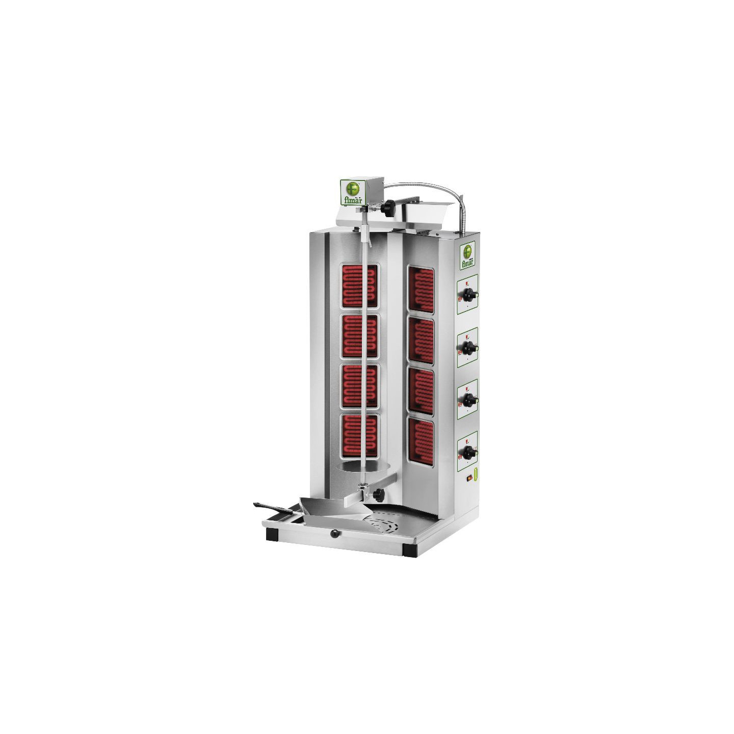 Machine à kebab électrique double 8 Résistances Fimar