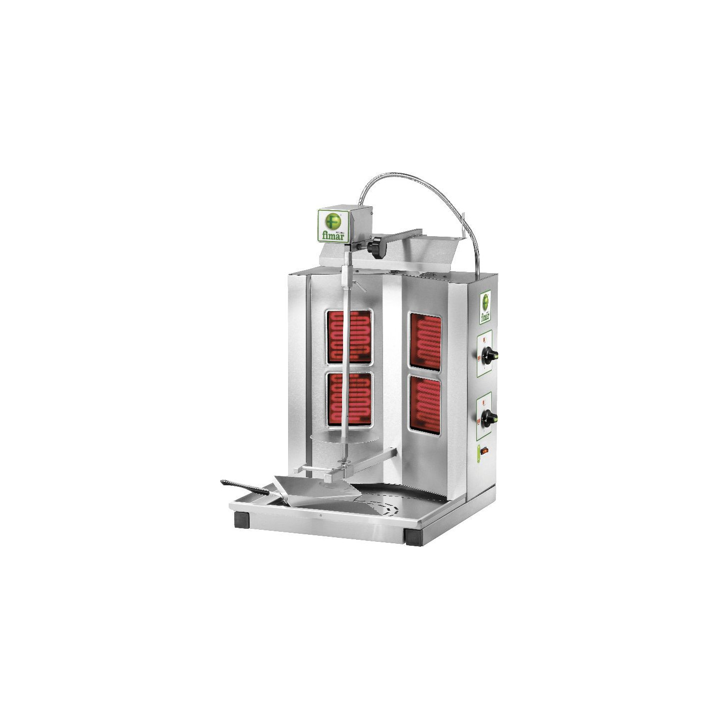 Machine à kebab électrique double 4 Résistances Fimar