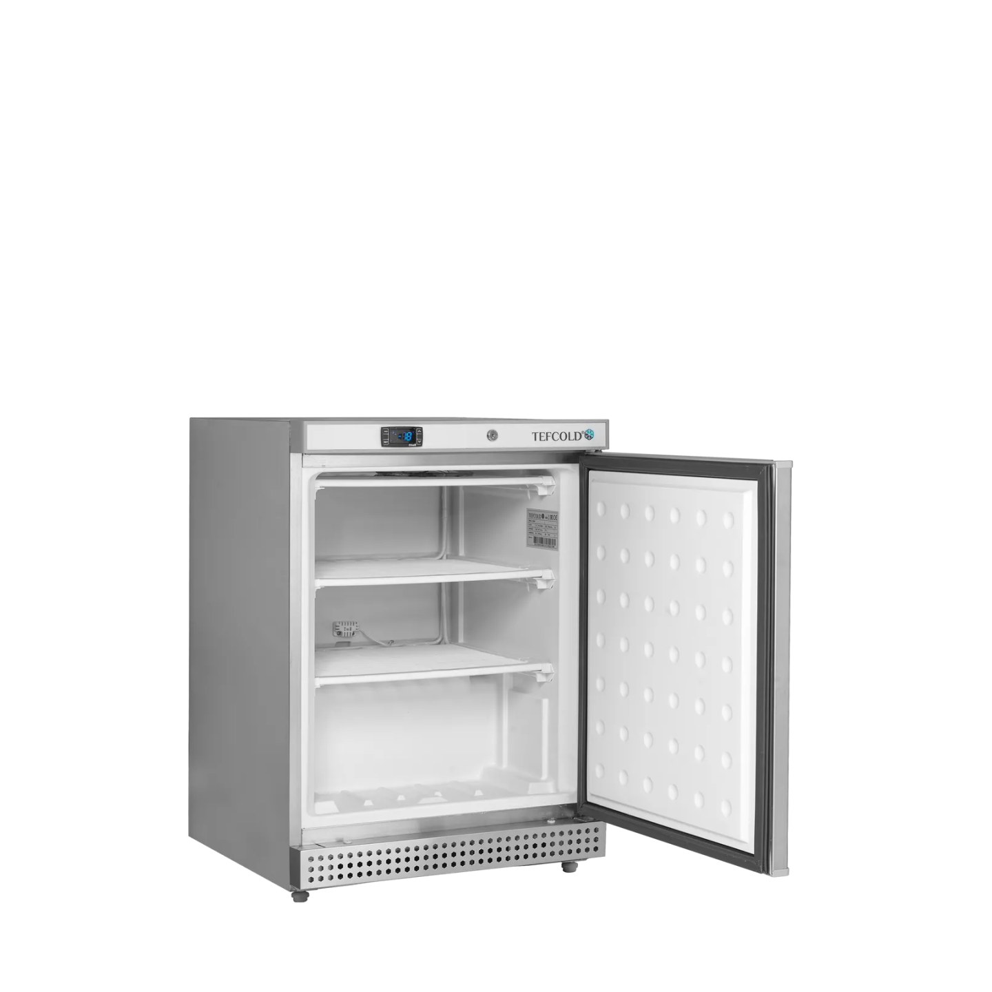 Congélateur de stockage UF200S ( 200 / 120 L) Inox 33640 TEFCOLD-mondialchr.com