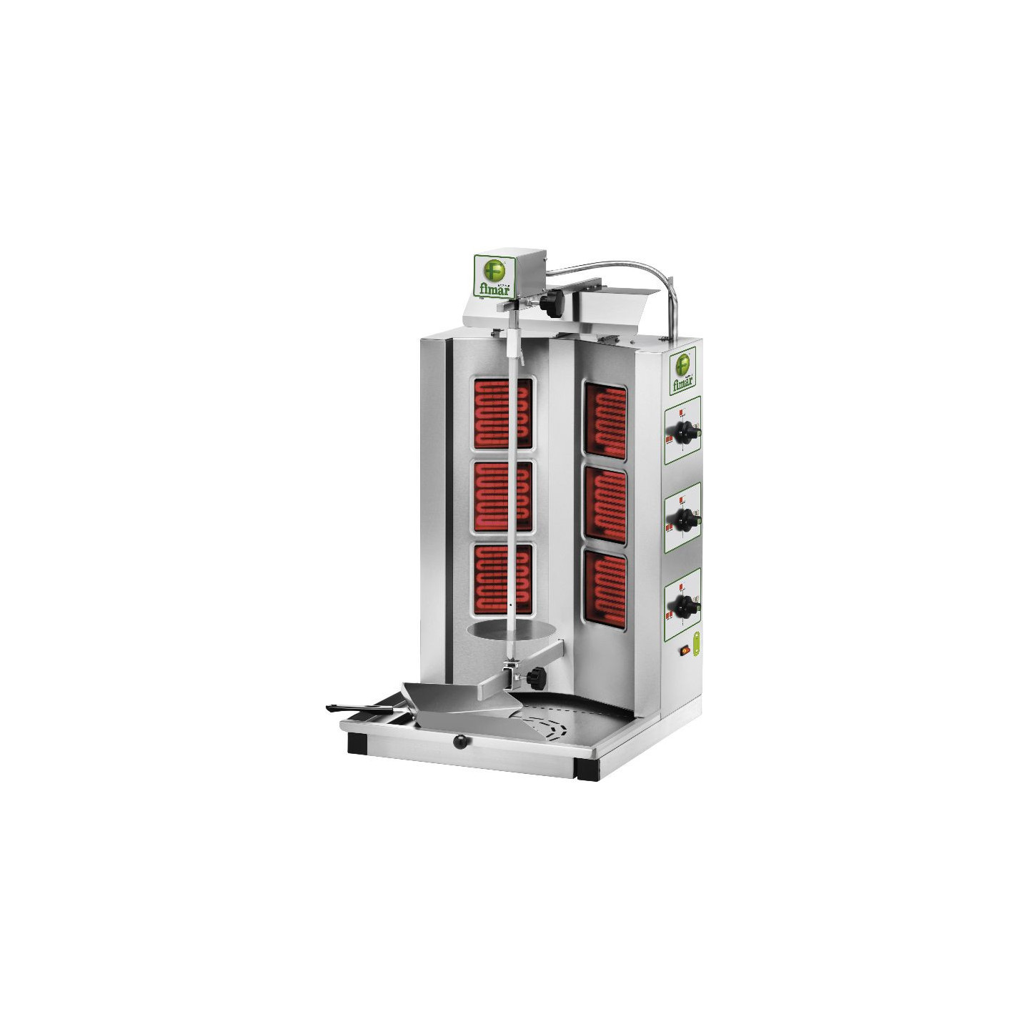 Machine à kebab électrique double 6 Résistances Fimar