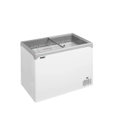 Congélateur vitré de crème glacée NIC301SC (288 / 218) blanc 51132 TEFCOLD-mondialchr.com