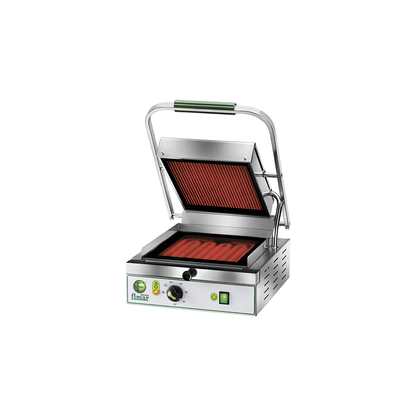 Grill Panini Vitrocéramique Lisse Rainurée Simple Fimar