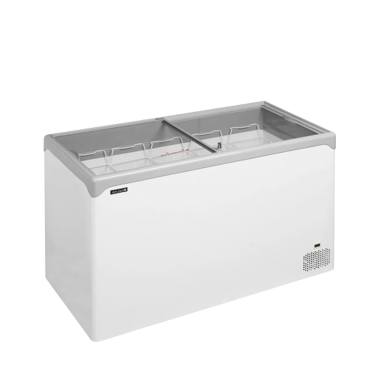 Congélateur vitré de crème glacée NIC401SC (390 / 298)  blanc 51507 TEFCOLD-mondialchr.com