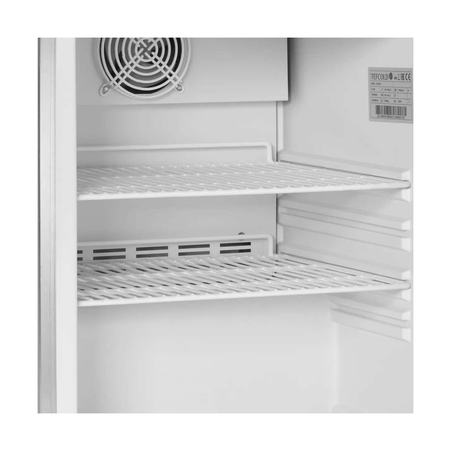 Congélateur de stockage UF200VS ( 200 / 120 L) Inox 33862 TEFCOLD-mondialchr.com