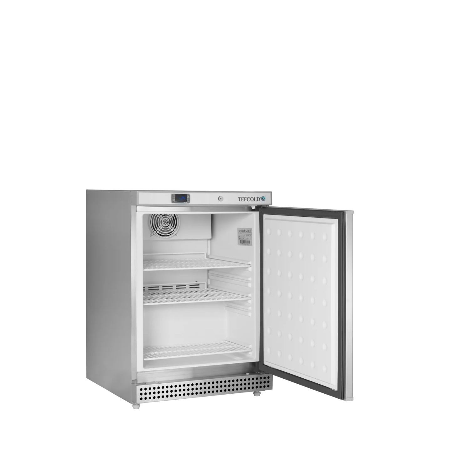 Congélateur de stockage UF200VS ( 200 / 120 L) Inox 33862 TEFCOLD-mondialchr.com