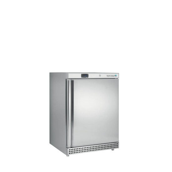 Congélateur de stockage UF200VS ( 200 / 120 L) Inox 33862 TEFCOLD-mondialchr.com