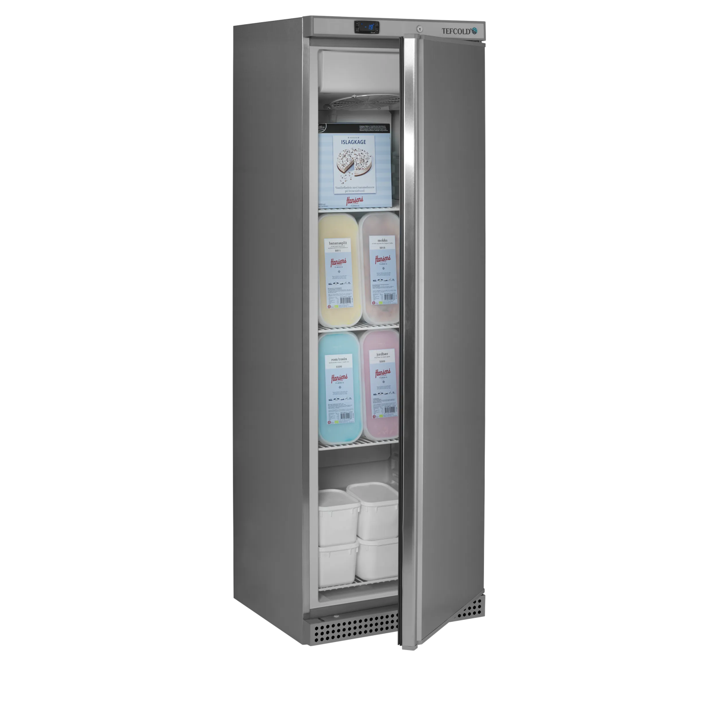 Congélateur de stockage UF400VS (400 / 340 L) Inox 33866 TEFCOLD-mondialchr.com