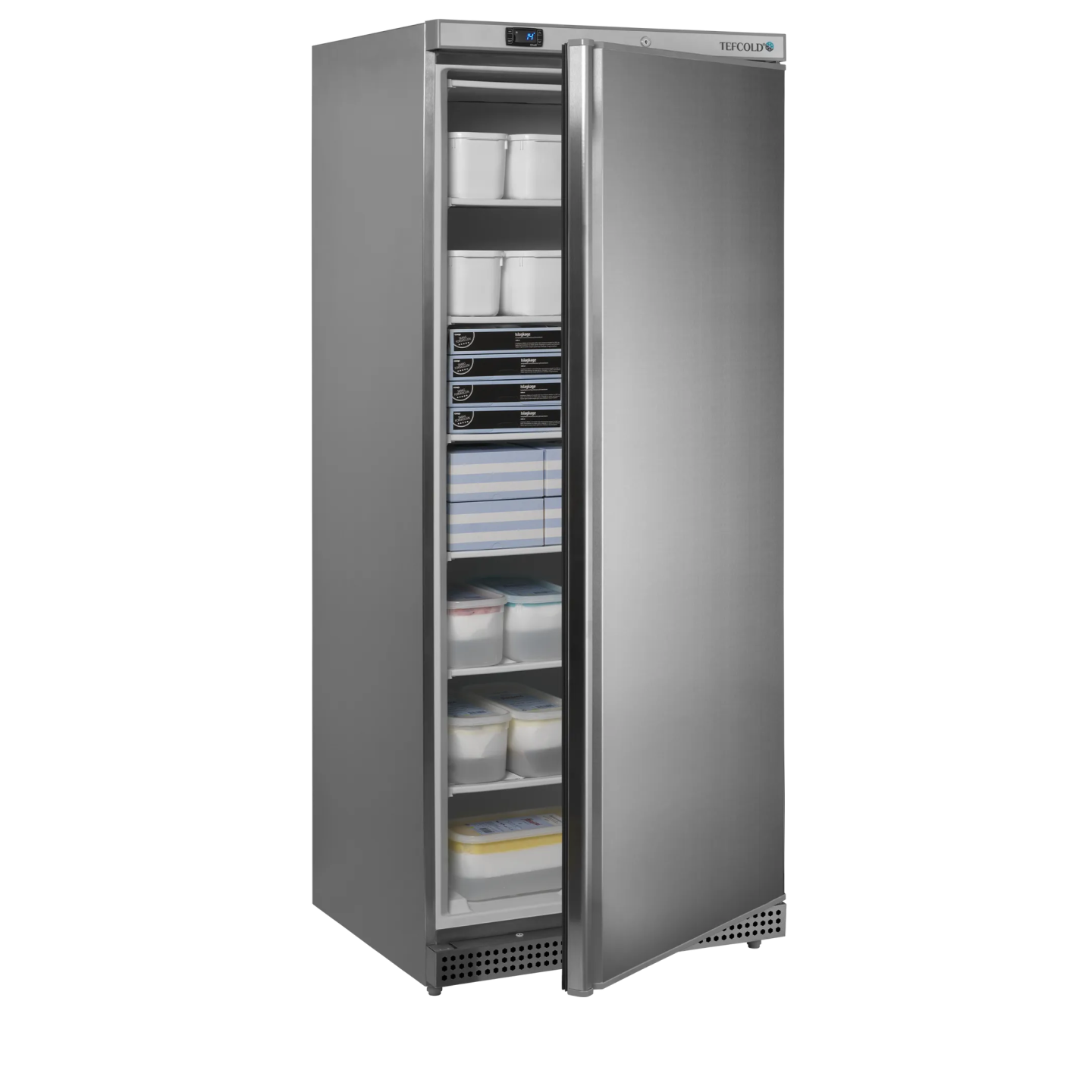 Congélateur de stockageGN2/1 UF600S (605 / 555 L) Inox 33641 TEFCOLD-mondialchr.com