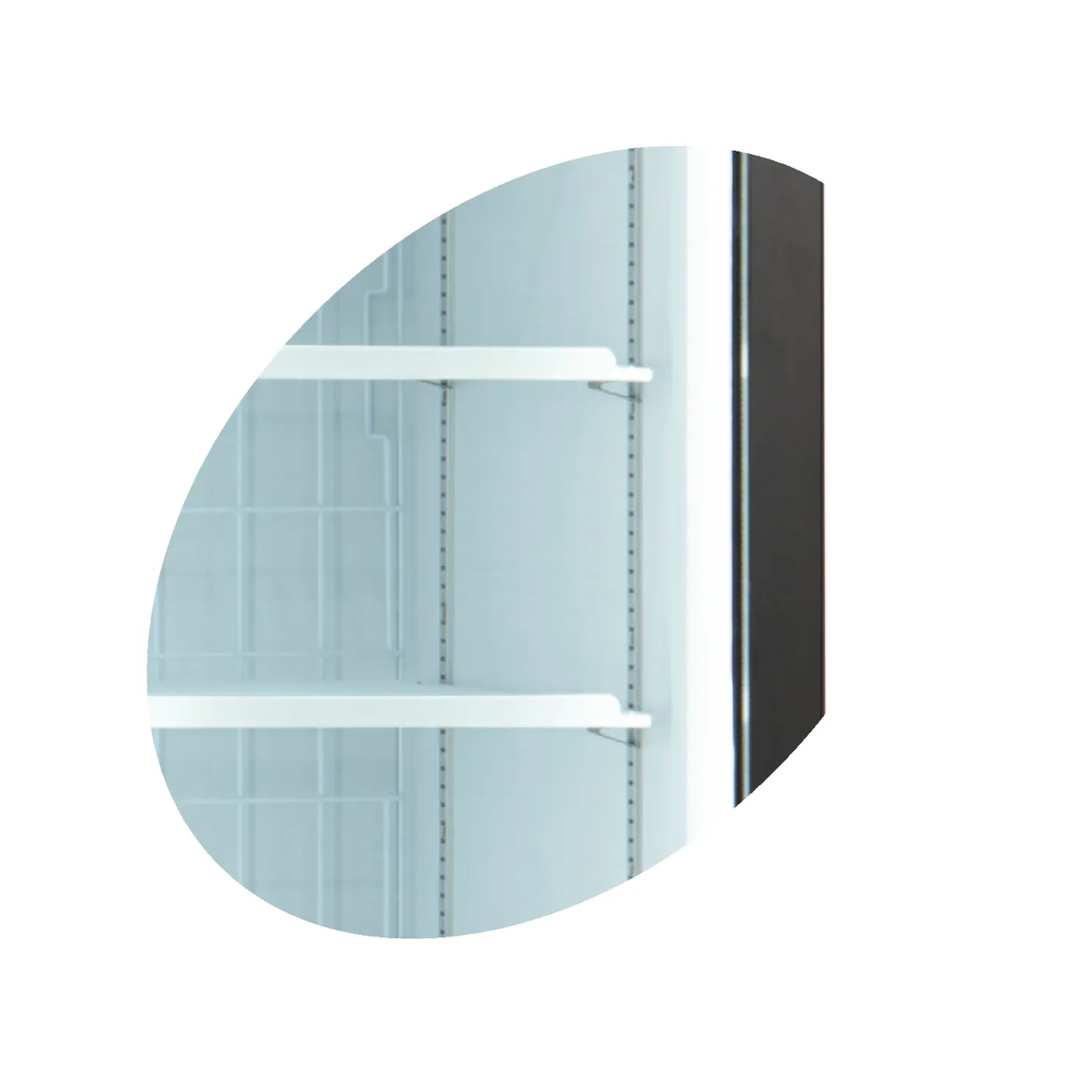 Congélateur vertical vitré UFSC1600GCP (1252 / 891 L) Blanc 16380 TEFCOLD-mondialchr.com