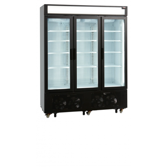 Congélateur vertical vitré UFSC1600GCP (1252 / 891 L) Blanc 16380 TEFCOLD-mondialchr.com